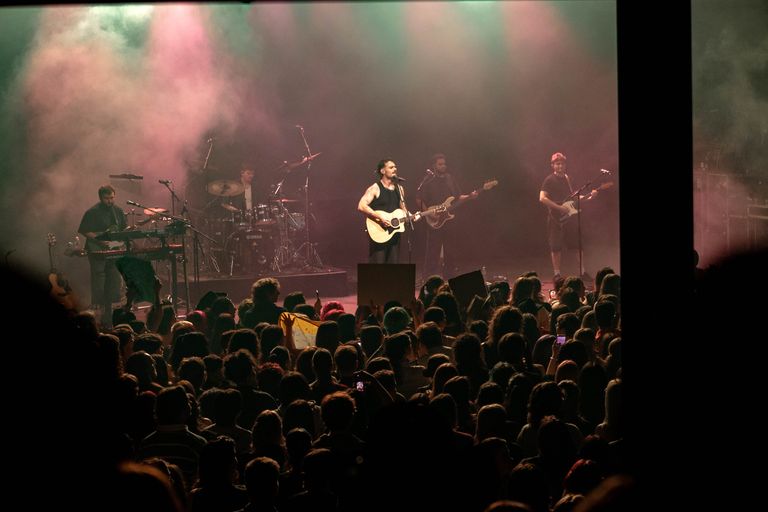 James Marriott performing live at Hindley Street Music Hall in Adelaide